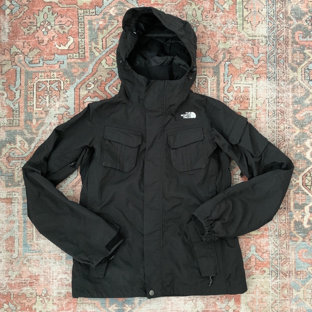 North Face Ski Coat Jacket Snow Black Hyvent Small - Picture 1 of 11